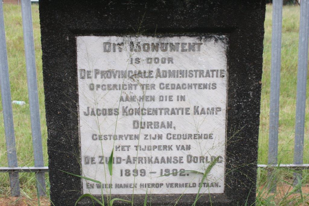 Jacobs Concentration Camp Monument
